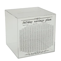 1 Pc Acrylic Piggy Bank Money Bank for Adults Must Break to Open Wooden Money Saving Boxes Enduring Money Bank Study Money Box