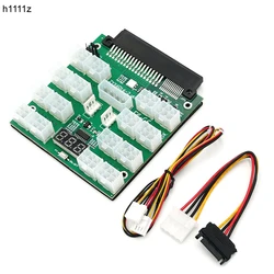 Breakout Board Dell 750W 1100W 2000W Server Power Converter Board ATX 16 Port 6Pin 4Pin PSU GPU Server Power Supply Mining Board