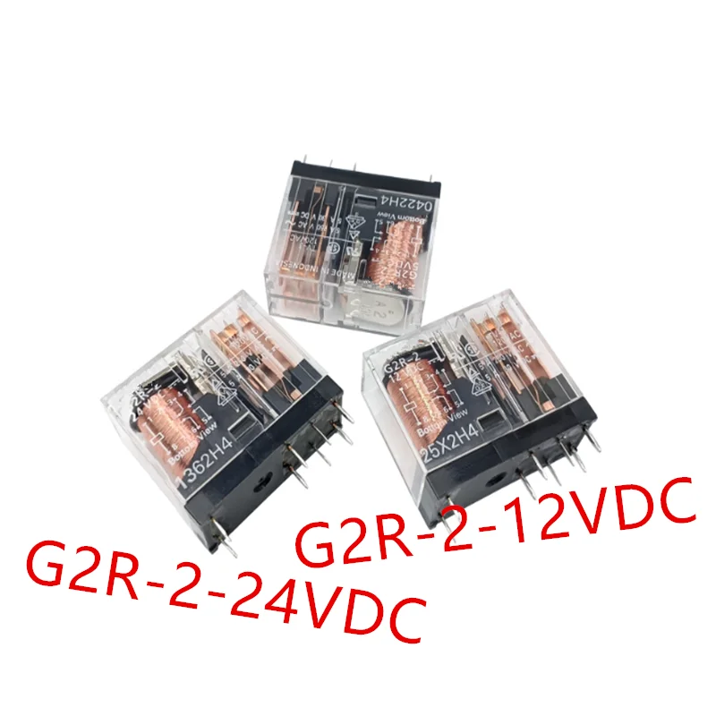 5-10piece  G2R-2-5VDC 、G2R-2-12VDC 、G2R-2-24VDC  DIP-8  New Power Relay   G2R-2 DC5 、G2R-2 DC12 、G2R-2 DC24