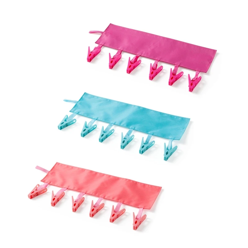 Drying Racks Multifunction Portable Travel Supplies Foldable Cloth Hanger Clips