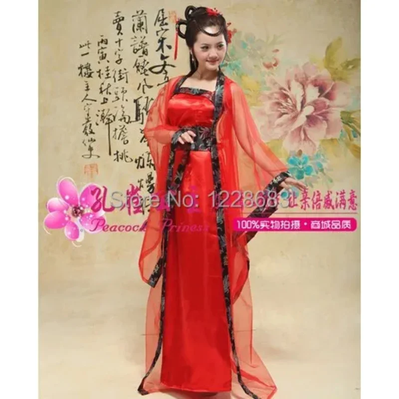 المرأة التقليدية تانغ الصينية القديمة زي جميل الرقص هانفو زي الأميرة سلالة أوبرا فستان هانفو الصيني