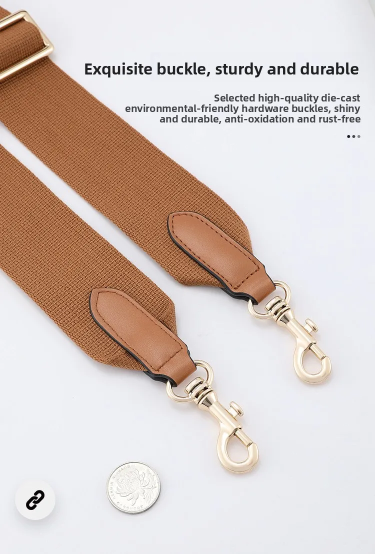 Wide Shoulder Strap Canvas Bag Strap Lengthened Slung Adjustable Strap Durable Replacement Bag Belt Bag Accessories