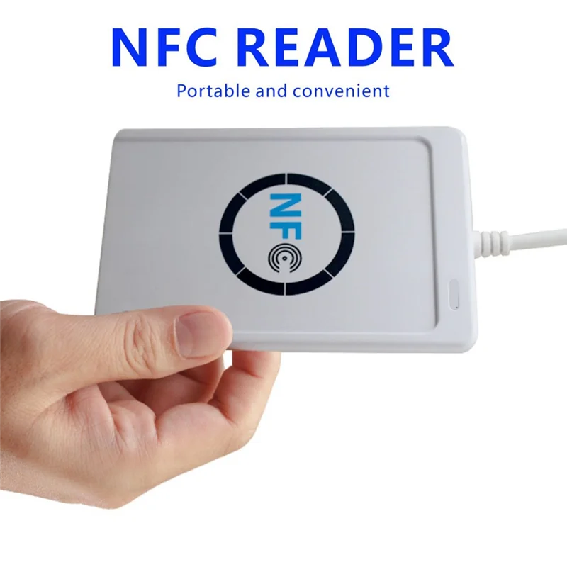 

Y45A-ACR122U RFID IC Smart Card Reader Duplicator +5XUID Keychain Writer Copier Writable Clone 13.56Mhz ID IC Card Copier