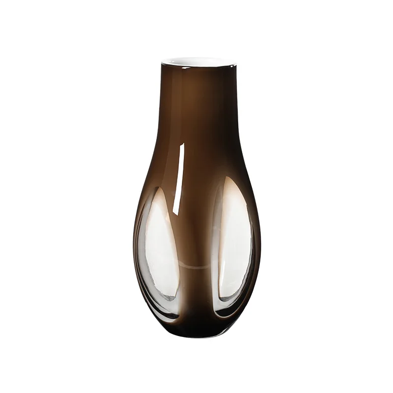 

Modern minimalist creative gradual change window glass vase model room restaurant entrance fashion