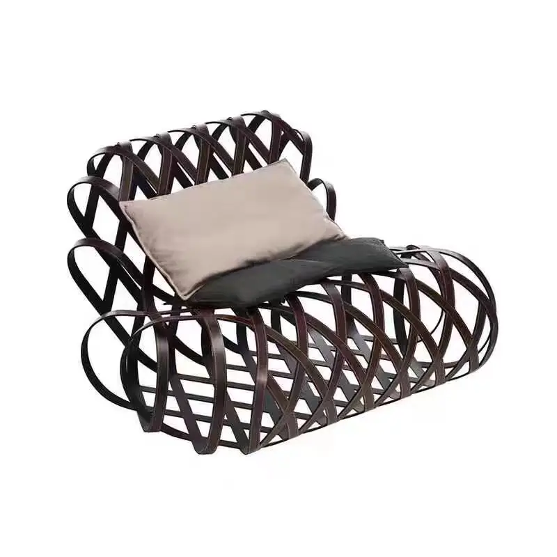 

Retro casual stool trendy fashionable hollow comfortable classic belt chair