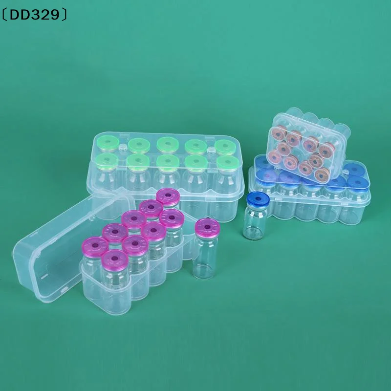 1Pcs 3/5/7/10/20ml Vial Case Transparent Mini Peptide Storage Case Container Vial Storage Box Peptide Box〔DD329〕