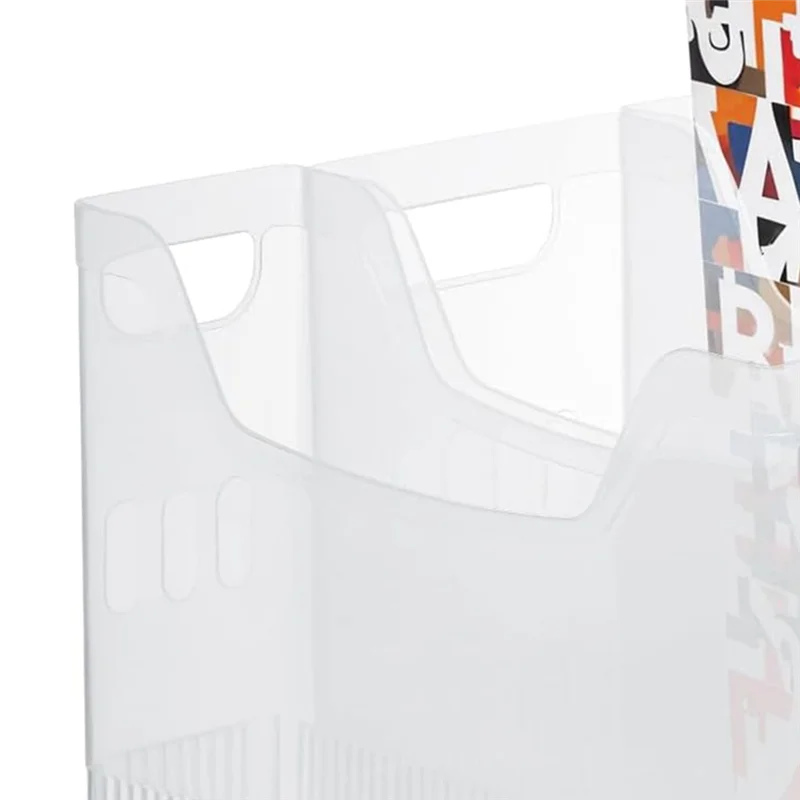 -A89Z 3 Pack Scrapbook Paper Storage Organizer With Wheels, Plastic Portable Scrapbook Storage Bin For Paper, Cardstocks