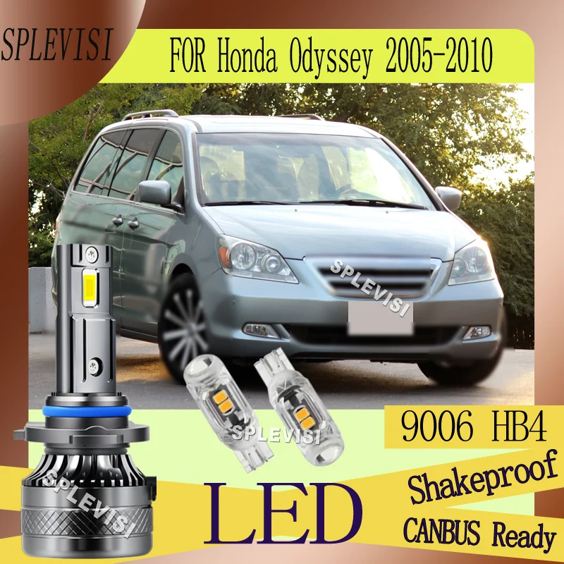 

CANBUS READY Cooling Fan DC 12V-24V 20000LM/Bulb Warranty LED Headlight Low Beam For Honda Odyssey 2005 2006 2007 2008 2009 2010