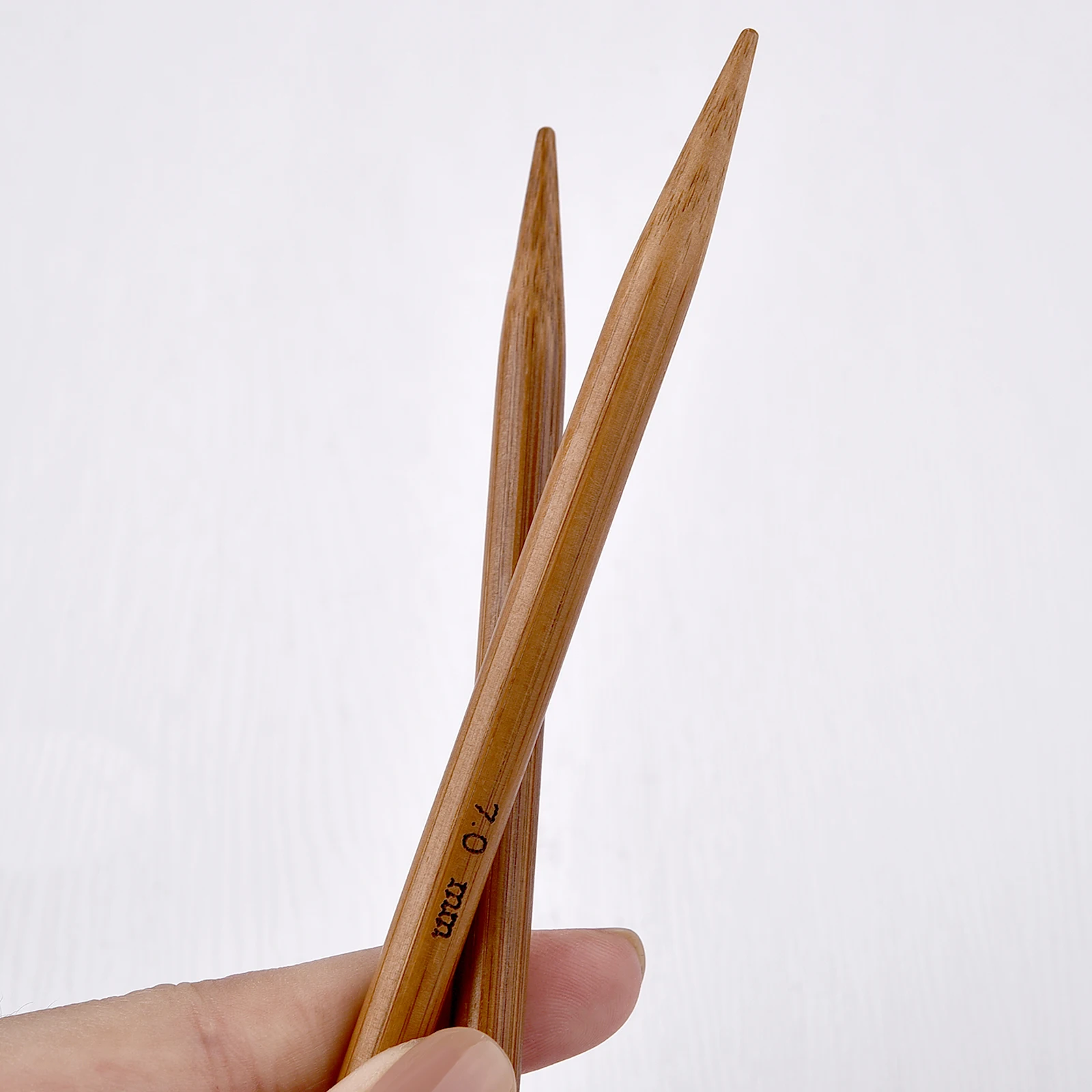 3.0-10mm Stainless Bamboo Steel Circular Knitting Needles Crochet Pins Needle Craft Tools For Set of Knitting hooks DIY Weaving