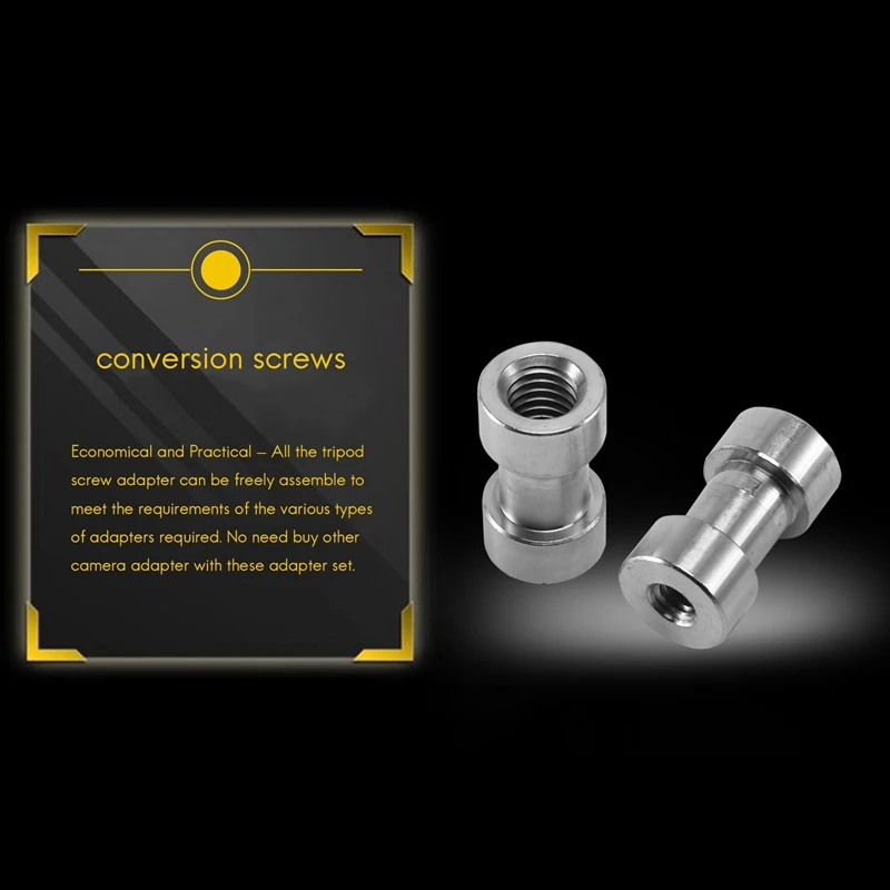 카메라 나사, 1/4 인치 및 3/8 인치 컨버터 나사 어댑터 마운트, 핫 슈 마운트, 카메라/T용 1/4 세트에 22 개