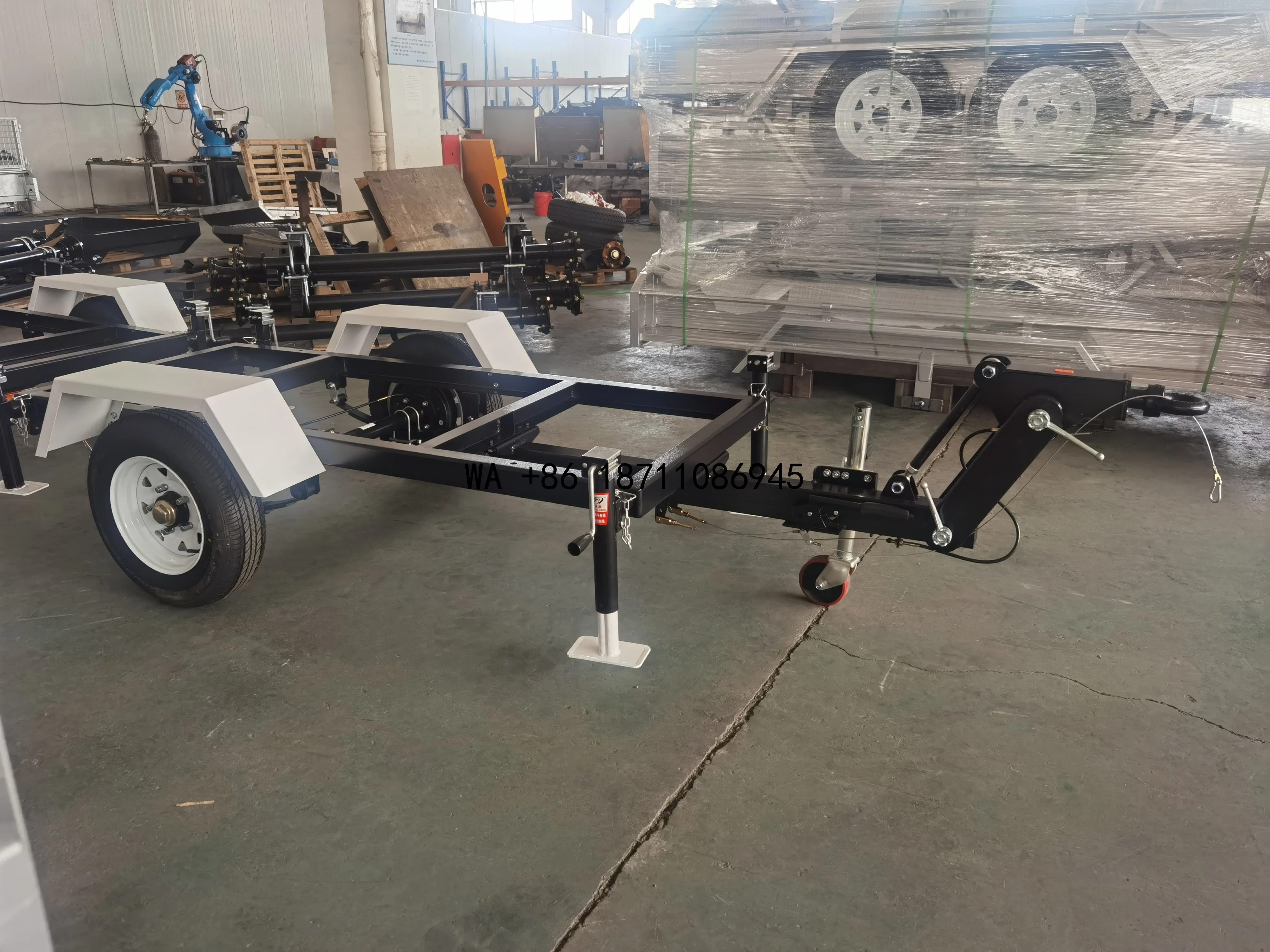 

Прямые поставки с завода: OEM высококачественная горячеоцинкованная сварная стальная рама для прицепов-фургонов
