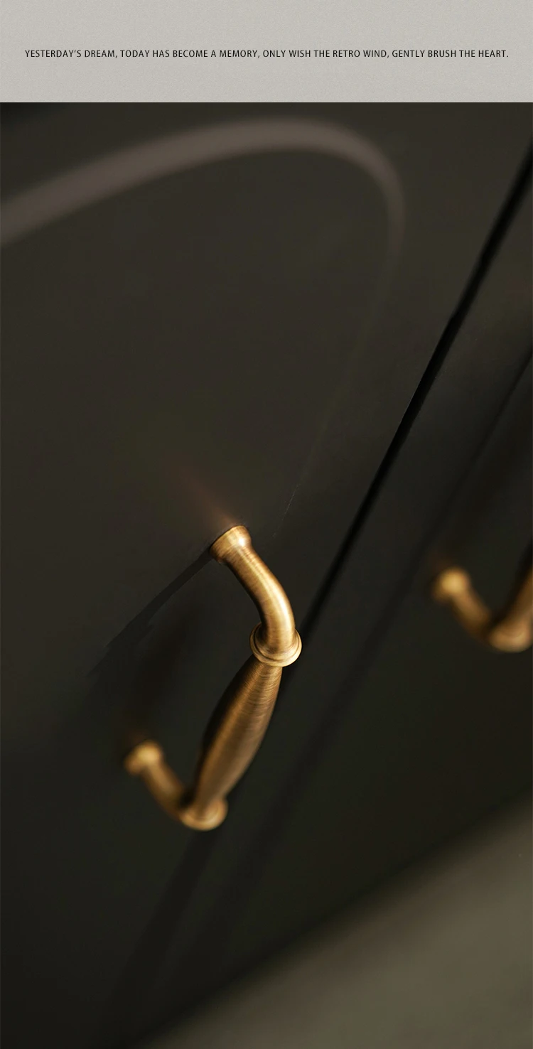 Dooroom Messing-Möbelgriff Antik-Bronze Küchen- und Waschtisch-Schubladengriff Moderner Schubladengriff Großhandel Verfügbar – Detail 13