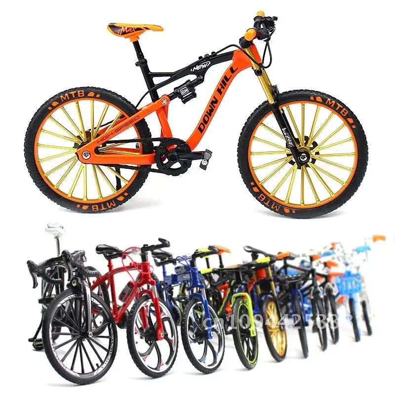 Nieuwe mini 1:10 Legering Model Fiets Diecast Metalen Vinger mountainbike Racing Simulatie Volwassen Collectie Geschenken Speelgoed voor kinderen