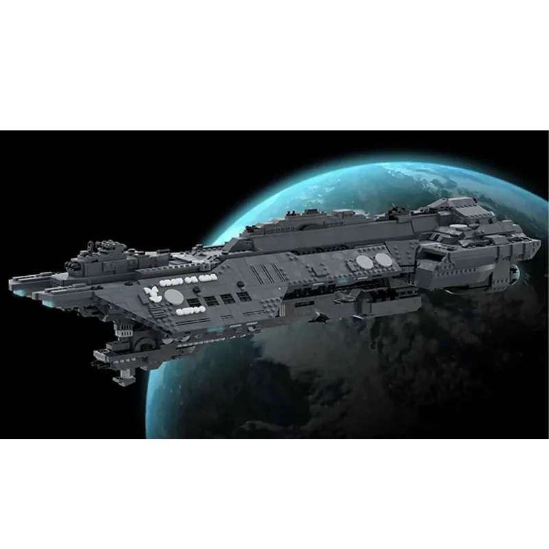 

MOC-103237 New Classic Outer Space Spaceship Battleship Building Block Model, 4523 Parts, Boys' Children's Birthday Toy Gift