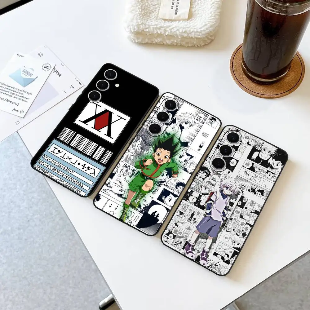 Funda de teléfono Hunter X Hunter Anime para Samsung S 24 Fe 25 Ultra Plus 20 Lite 21 30 22 23 24 22 Ultra 5G Fundas
