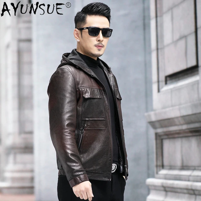 UNIVERSAL PRODUCTS GOATLEATHER JACKET Genuine Leather Jacket Men