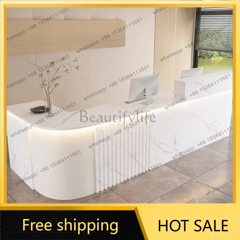 XX.Company Simple Reception Desks Display Design Best Modern Reception Desks Luxury Unique Comptoire Accueil Commercial Furnitur