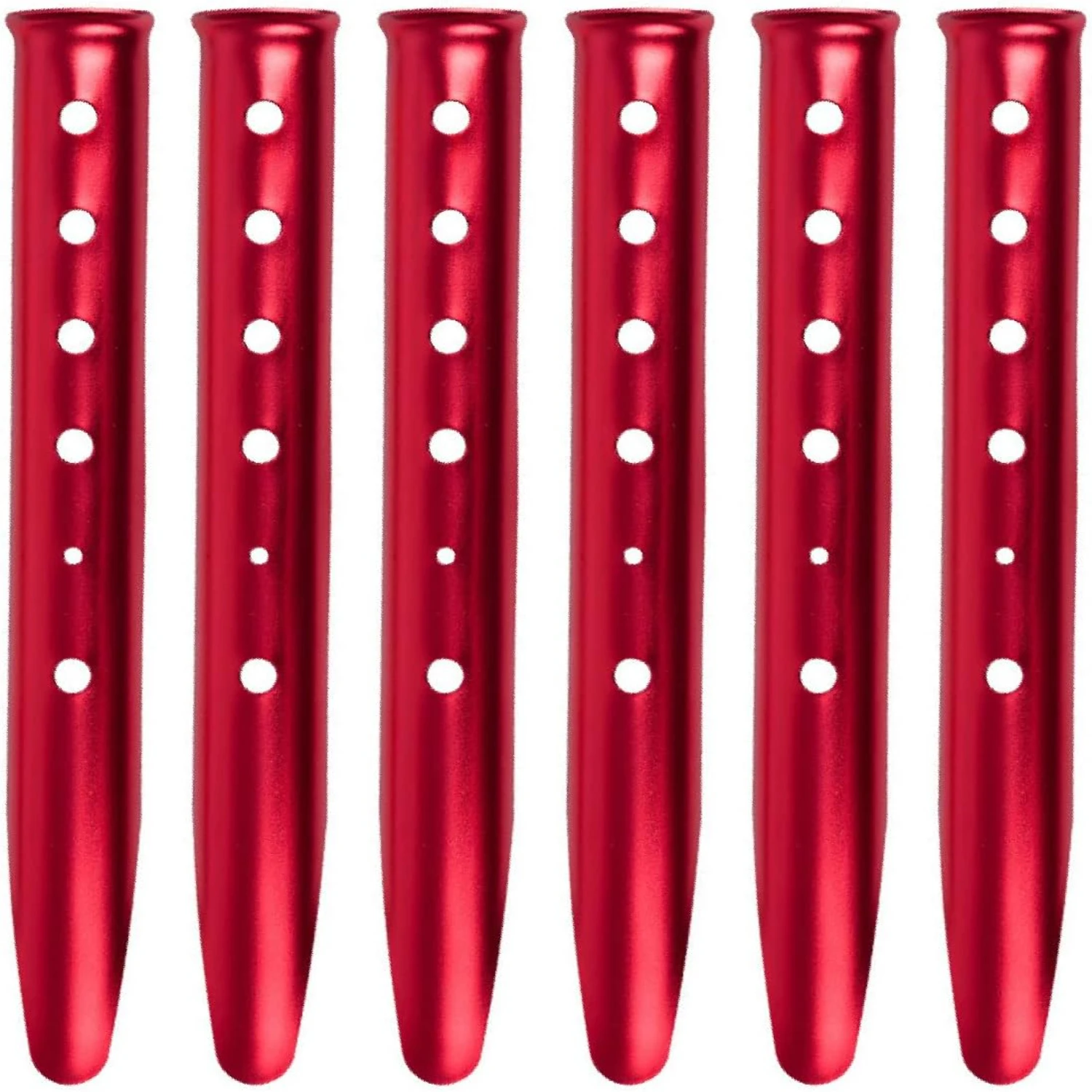 

Прочные легкие U-образные 6-кратные алюминиевые колышки для палатки для кемпинга, пеших прогулок, альпинизма - прочные колышки для снега и песка Condi