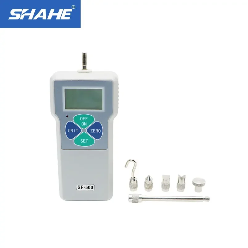 SHAHE Digital Push Pull Force Gauge Portable Dynamometer Force Tester Meter 100N/200N /300N/500N Measurement Instruments