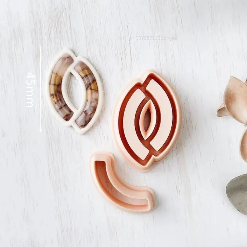 Abstract Symmetry Polymer Clay Cutters for Earrings