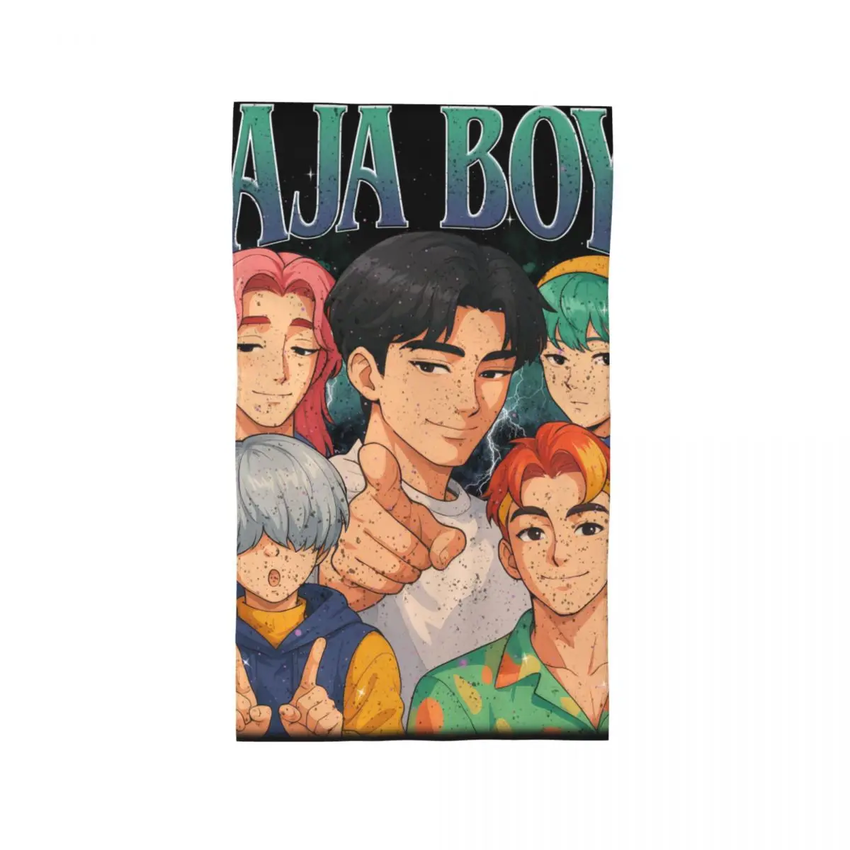 

Saja Boys Kpop Demon Hunter Group Towel Quick Dry Soft Linen Cotton Shower Towels