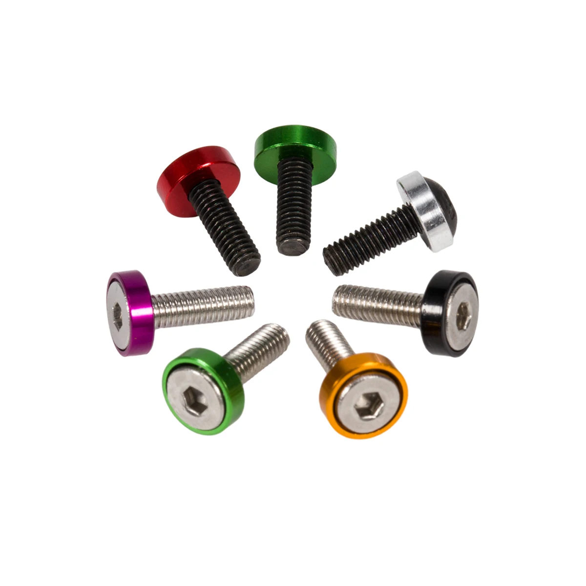 10PCS Aluminum Colored Countersunk Washers Fits M3 Screws for RC Crawler Chassis SCX10 TRX4 PRO Shafty MOA Comp Builds DIY