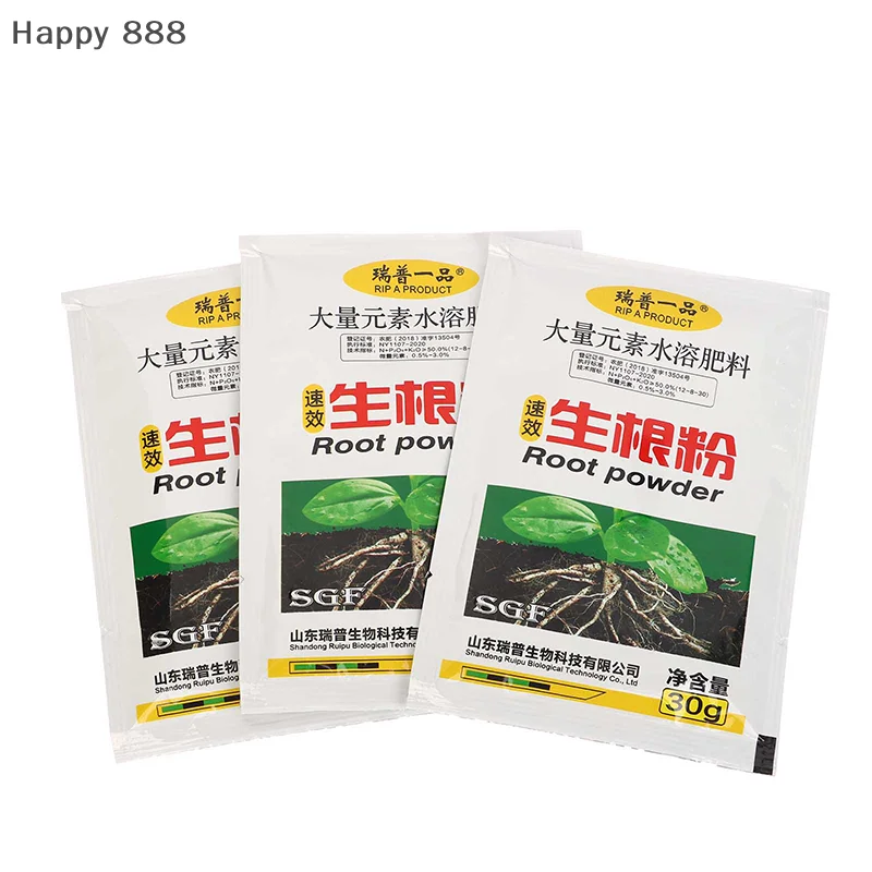 3 عبوات من مسحوق تأصيل 30 جرام - هرمون لتجذير أسرع، وتحسين القطع والبقاء على قيد الحياة والمزهرة