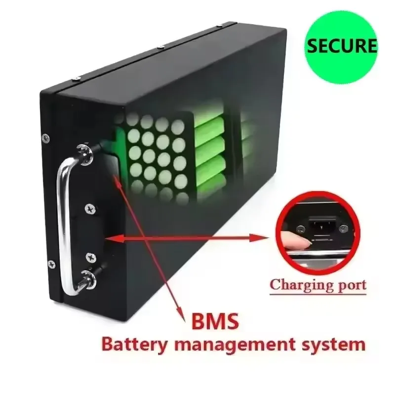 18650 60V 15Ah-20Ah lithium-ion battery pack 2000W suitable for Harley two-wheel foldable Citycoco electric scooter free charger