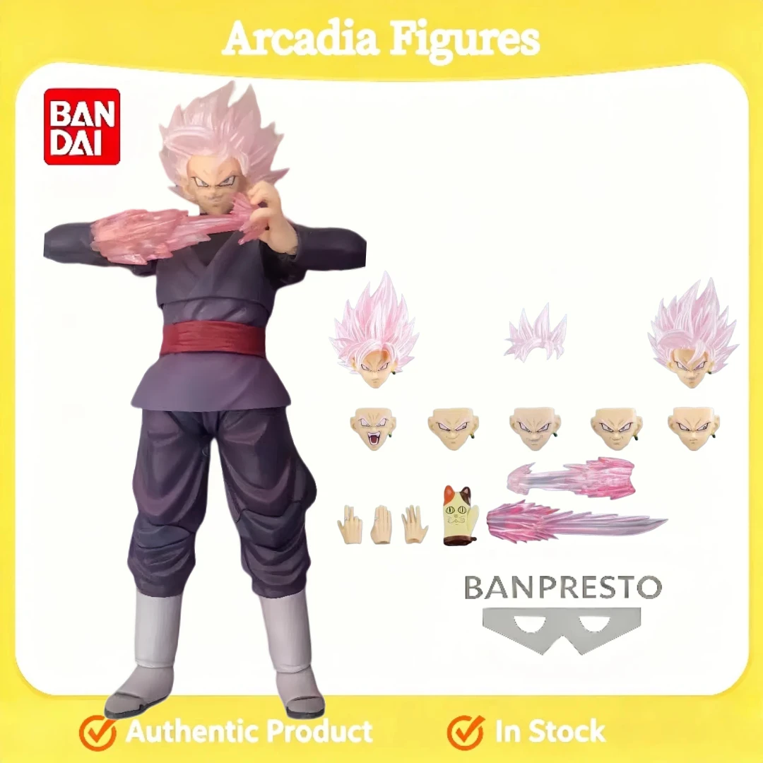 

[In Stock] DL Pink Black Sky Accessory Pack Black Goku Head Sculpture Color Transparent Pearlescent Head Sculpture Reprint Model