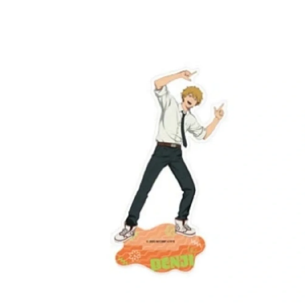 15cm Anime Chainsaw Man TheMovie:RezeArc Acrylic Stand Denji Angel Devil Tabletop Decorations Accessories Decor Gifts Keychain