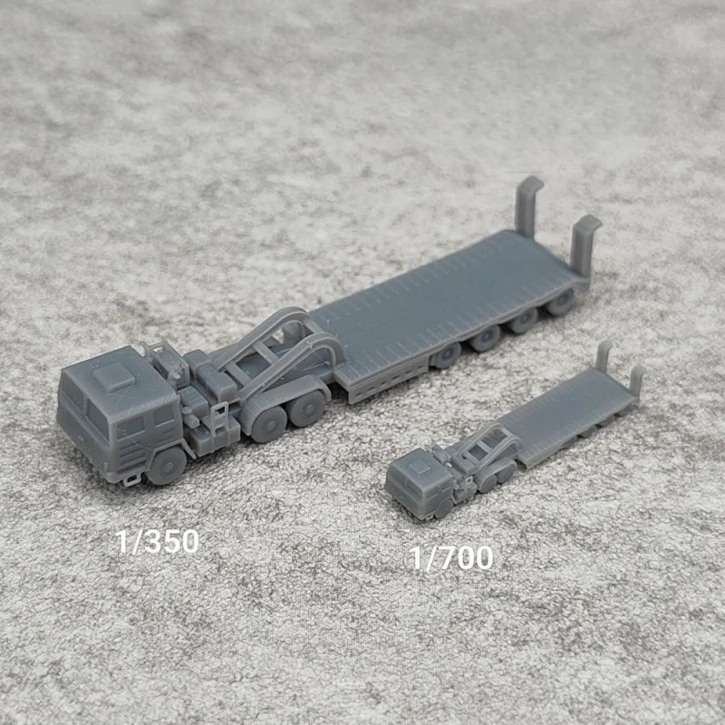 

5PCS Taian TA4360 Heavy Duty Truck Resin White Model 1/350 Or 1/700 Tank Combat Vehicle Miniature Model TK250