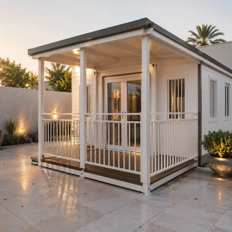 Luxury Container Home Prefabricated House Customized Waterproof Expandable Structure with Complete Bedroom Kitchen for Family