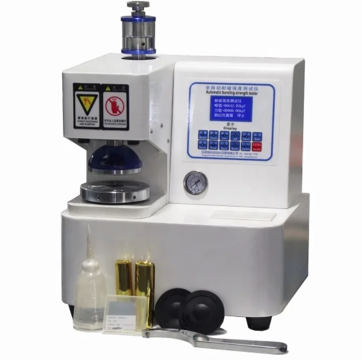 JIS-L1004 ISO2759 Automatic Paper Bursting Strength Tester for Cardboard Adhesive Carton Box Quality Control