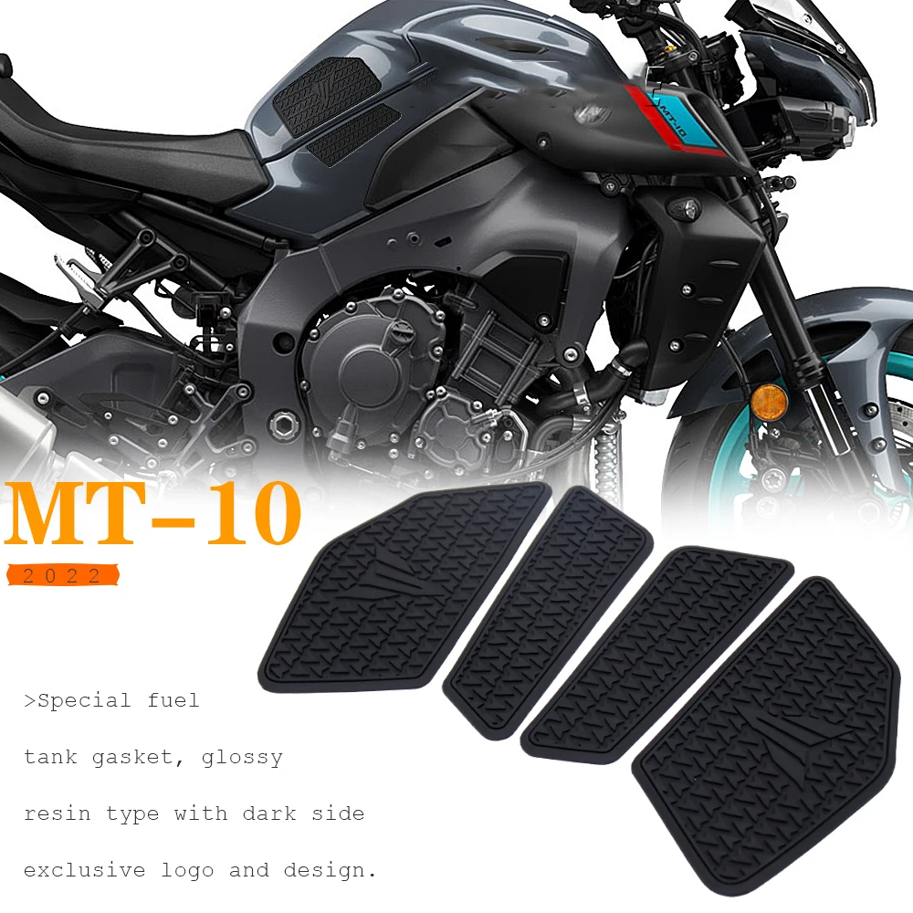 

Fits For Yamaha MT10 MT 10 MT-10 2022 2023 Motorcycle Accessories Antiskid Fuel Tank Decal Traction Pad Protection Sticker