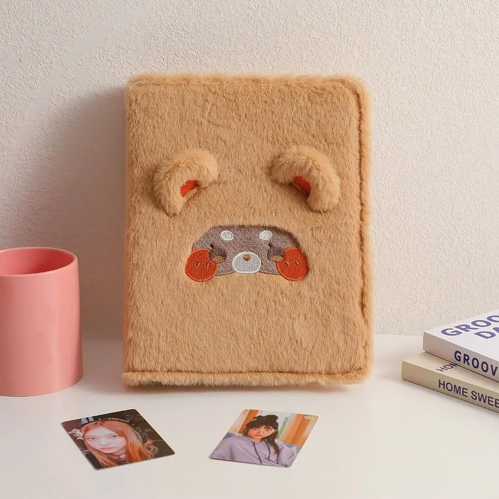 Photocard Holder Cat Bear Cards Album Cover Card Albums Inner Page Refill Collection Book Cover Six-hole Loose-leaf