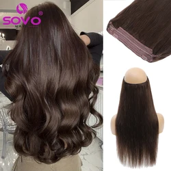 Halo Hair Extensions 100% Human Hair 14