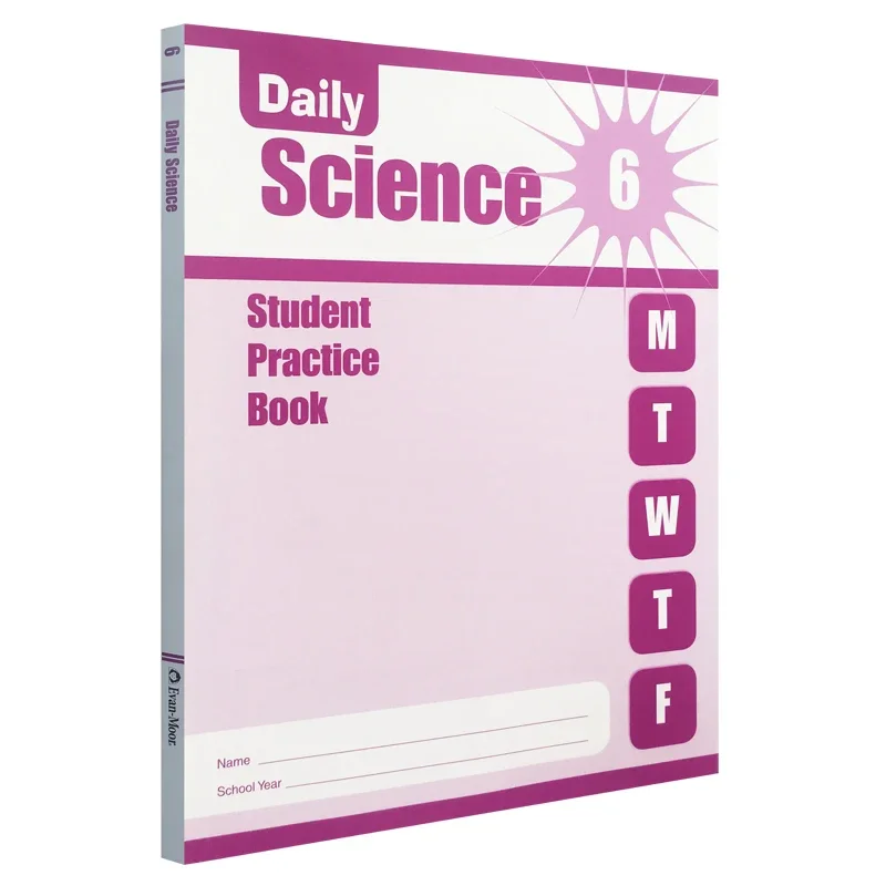 

Рабочая тетрадь Evan-Moor Daily Science 6 SE, состарен 9 10 11 12, английская книга 9781609633936