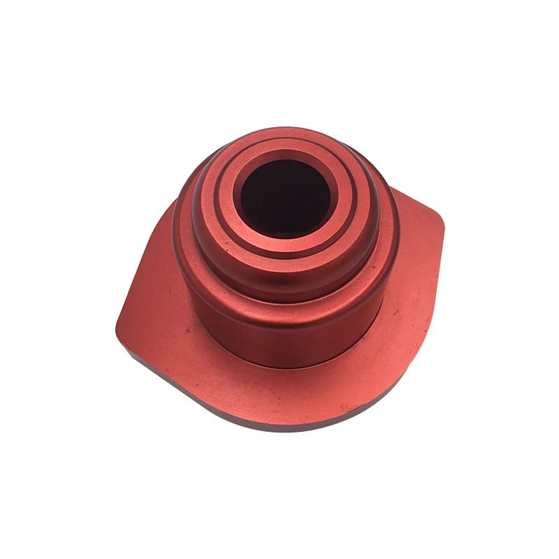 Изготовленные на заказ детали из анодированного алюминия с ЧПУ. Втулка подшипника автомобиля.