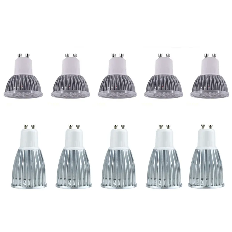 

10X Led GU10 GU5.3 Прожектор Лампа 9 Вт 12 Вт 15 Вт 110 В 220 В MR16 12 В Лампа Теплая 3000 К Природа 4000 К Белый 6500 К Энергосберегающее пятно