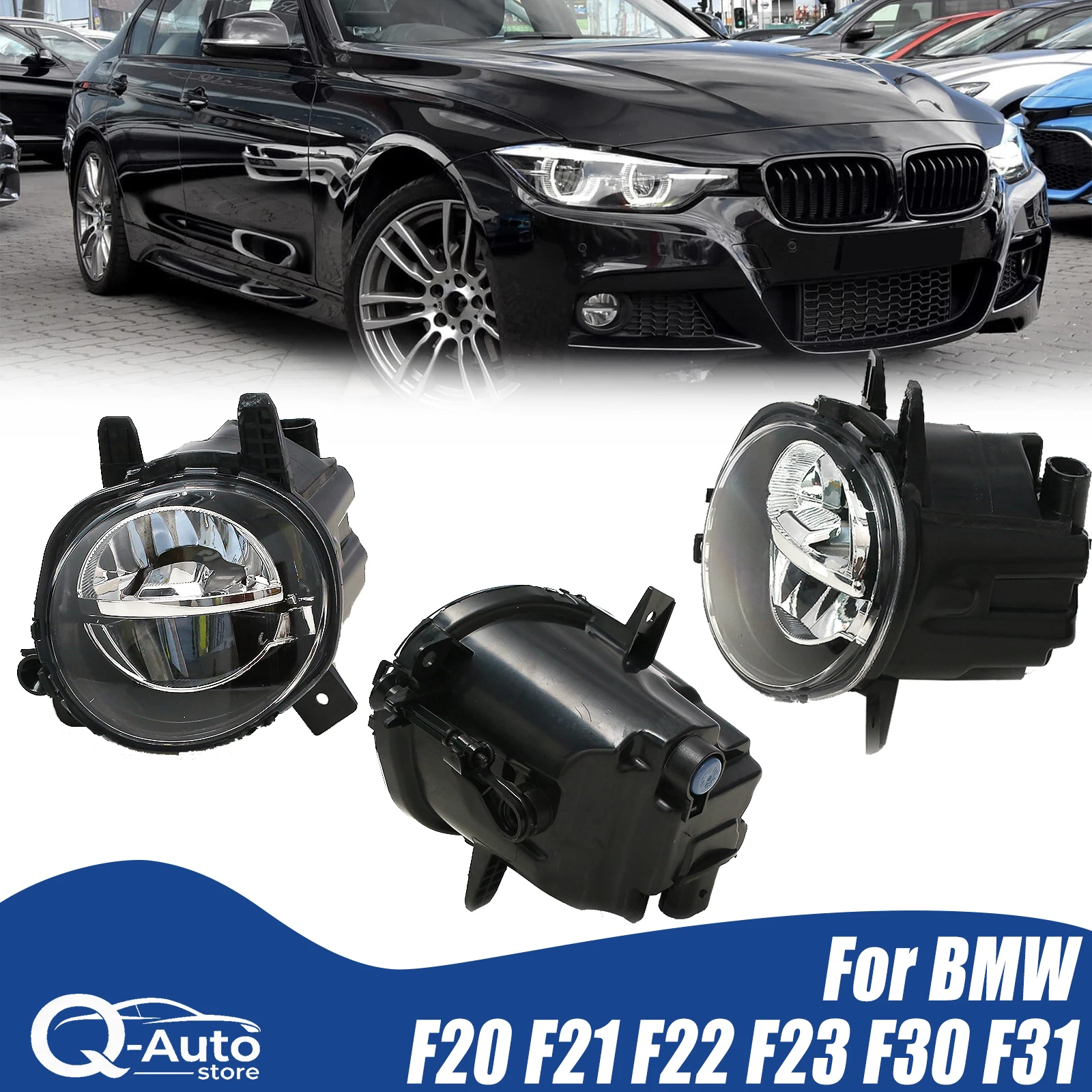 

63177315559 Светодиодная противотуманная фара для BMW F20 F21 F22 F23 F30 F31, передняя фара для автомобиля, лампа для вождения