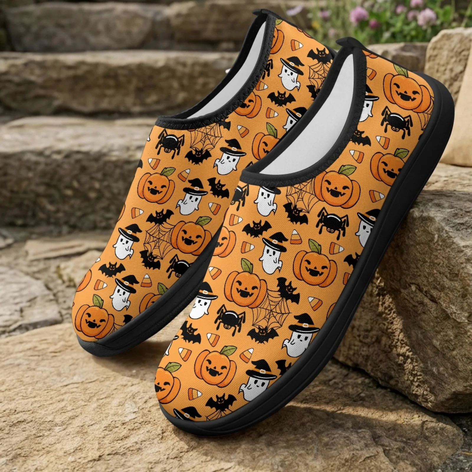 PENSTROLL Bat Spider Web 2026 Collection Zero Drop Shoes Polyester & EVA Casual Sneakers Wide Width Shoes for Wide Feet Humen