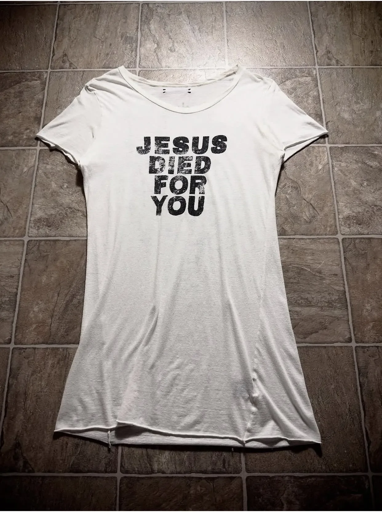IfSixWasNine Pioneer Visual Short Sleeve Cross Print Vintage Half Sleeve T-Shirt