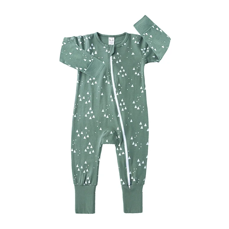 

Infant jumpsuit spring romper animal print girl boy cotton pajamas newborn zipper climbing cartoon rompers baby products boys