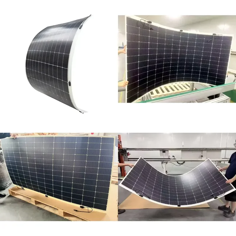 Flexible Solar Panel With Bypass Diodes 18V 36V 43V Vmp Adhesive Sticker Strip Walkable Roof Mount Protective Coating