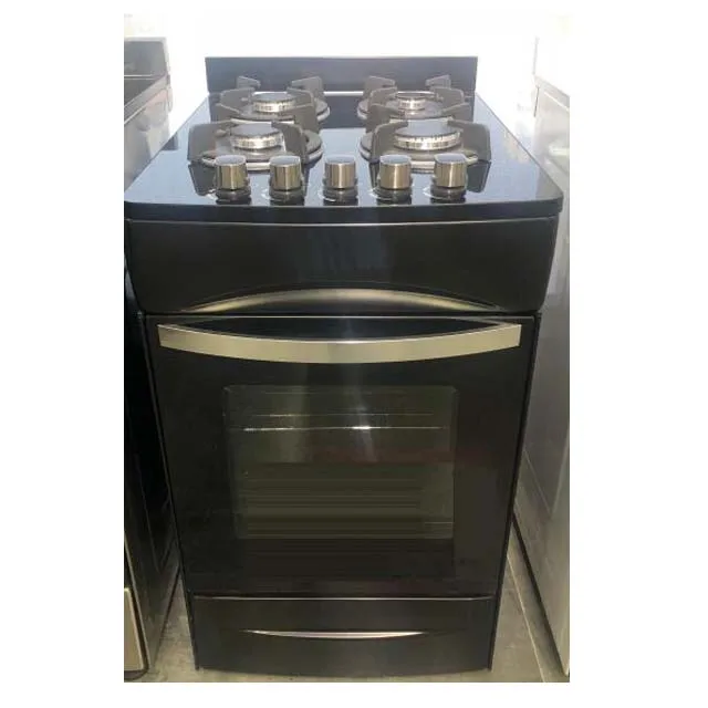 Gas Stove with Oven Upright Vertical Freestanding 500 Wide 4 Burners European Plug Dual Use