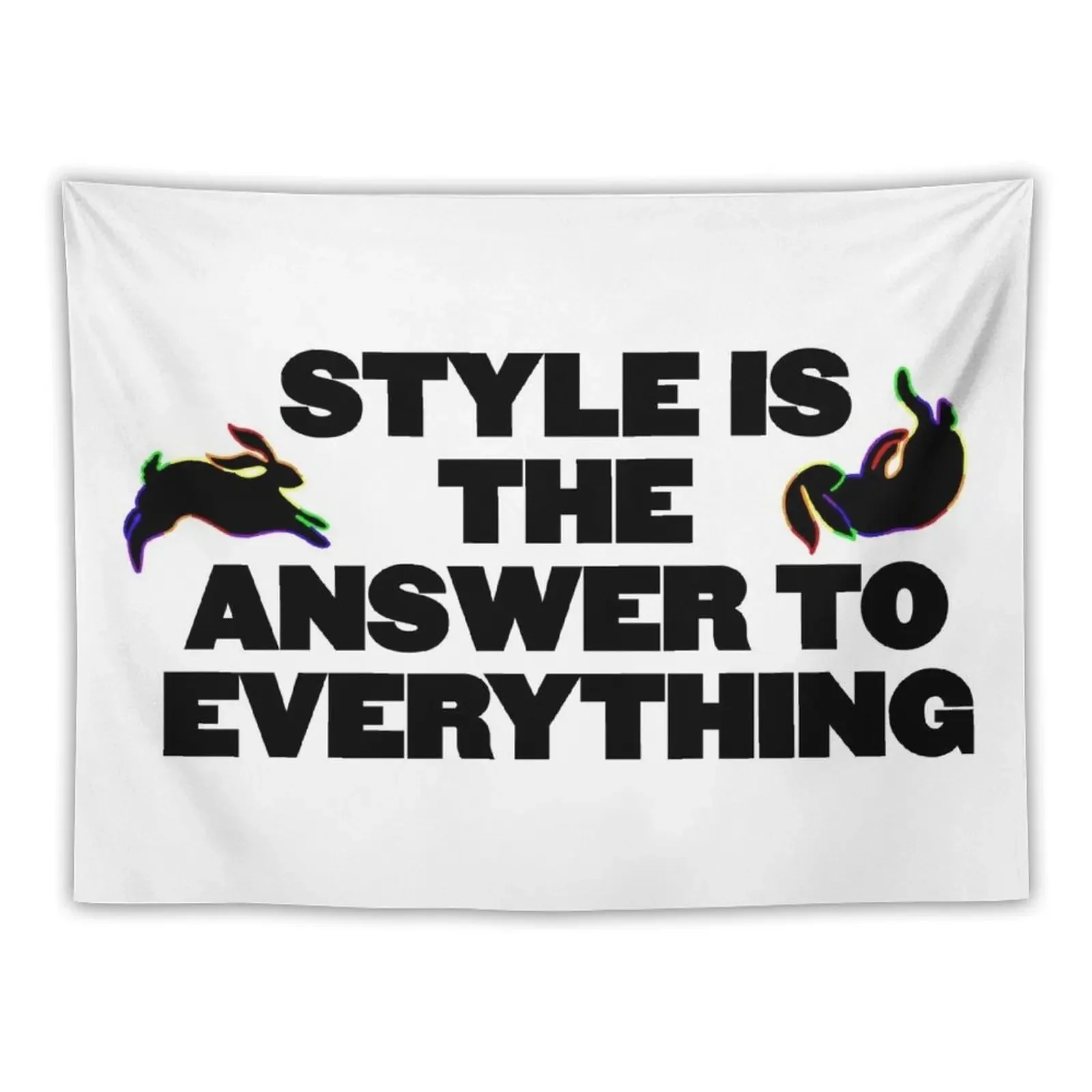 

style is the answer to everything black Tapestry Decor For Room Wall Decorations Tapestry