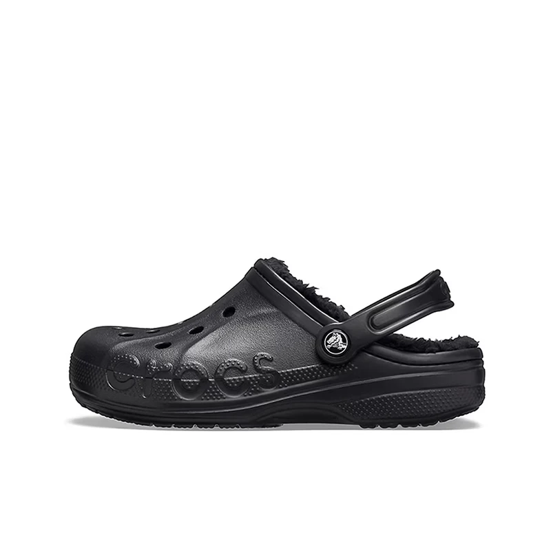 Crocs Bayaband Clog Unisex Beach Sandals  Black, Simple Solid-Color Design, Comfortable & Versatile 205969-060