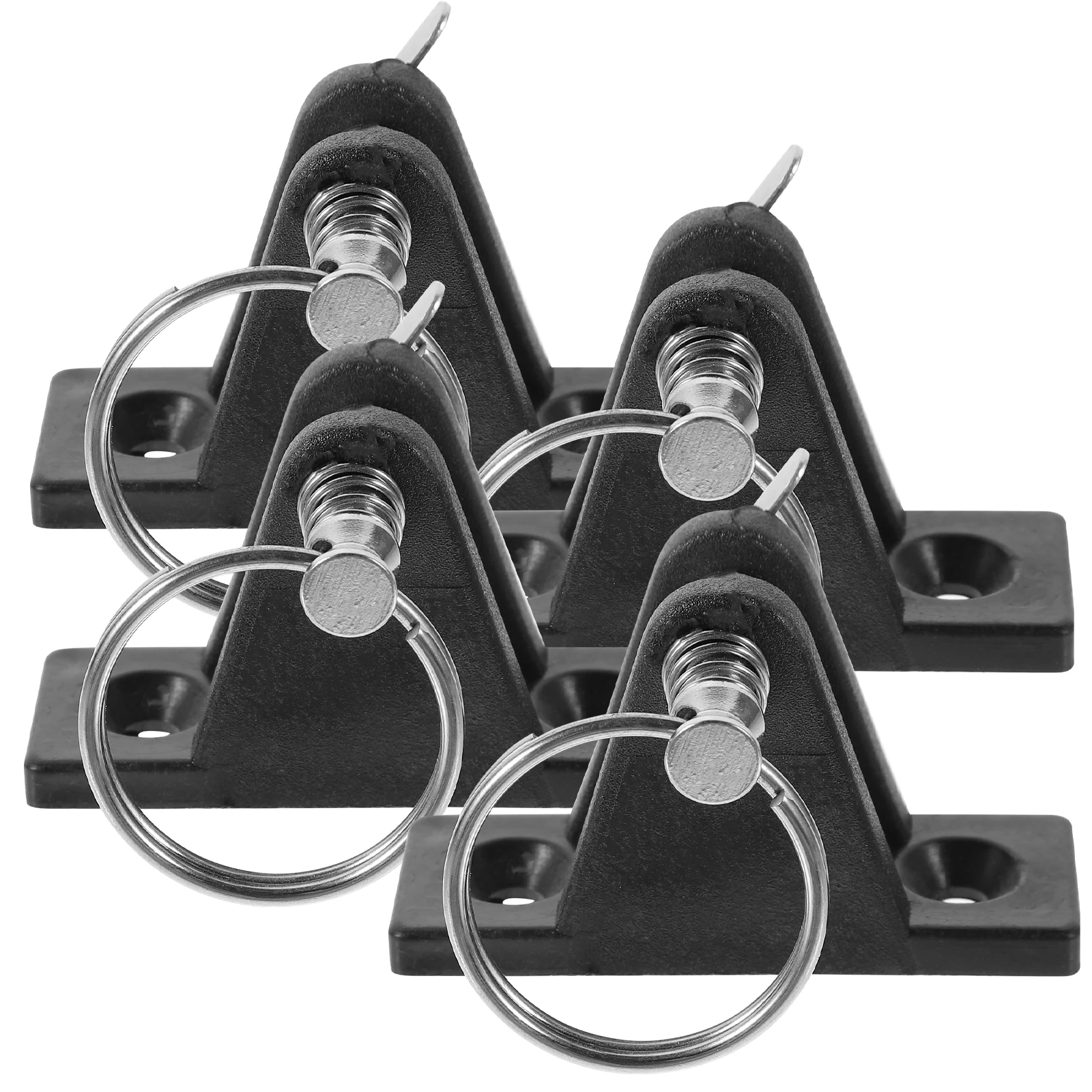 

4pcs Nylon Deck Hinges for Boat Bimini Tops Accessories Durable Stainless Steel Pin Easy Removal Boat Attachment
