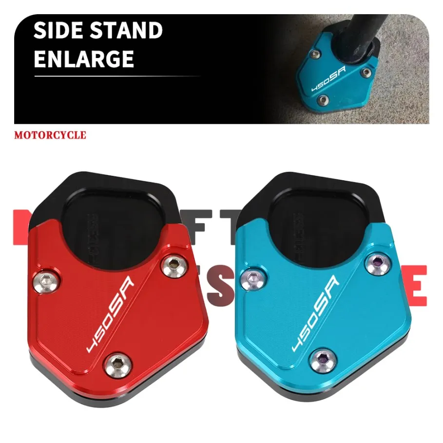 

2022 2023 2024, новая боковая подставка для увеличения для CFMOTO 450SR 450SS 450NK 450 SR SS NK, сани для мотоцикла, боковая подставка, подножки, подушечки для ног
