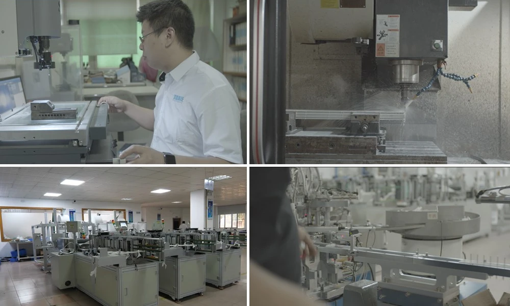 Macchina automatica per il montaggio del coperchio in plastica Macchinari automatici